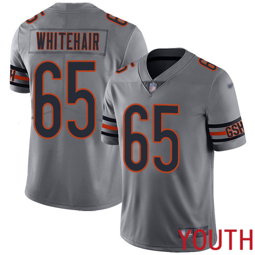 Chicago Bears Limited Silver Youth Cody Whitehair Jersey NFL Football #65 Inverted Legend